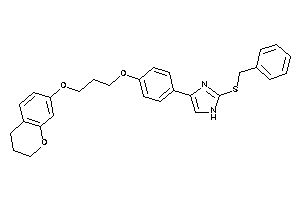 2-(benzylthio)-4-[4-(3-chroman-7-yloxypropoxy)phenyl]-1H-imidazole