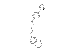 4-[4-(3-chroman-7-yloxypropoxy)phenyl]thiazole