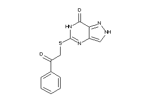 Image of 5-(phenacylthio)-2,6-dihydropyrazolo[4,3-d]pyrimidin-7-one