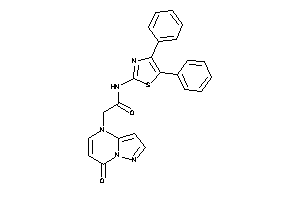 N-(4,5-diphenylthiazol-2-yl)-2-(7-ketopyrazolo[1,5-a]pyrimidin-4-yl)acetamide