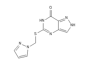 Image of 5-(pyrazol-1-ylmethylthio)-2,6-dihydropyrazolo[4,3-d]pyrimidin-7-one