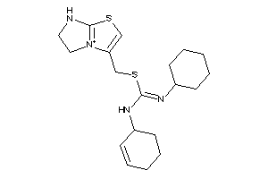 1-cyclohex-2-en-1-yl-3-cyclohexyl-2-(6,7-dihydro-5H-imidazo[2,1-b]thiazol-4-ium-3-ylmethyl)isothiourea