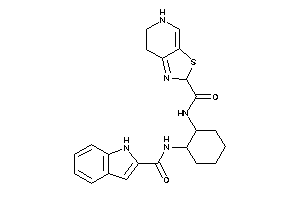 N-[2-(1H-indole-2-carbonylamino)cyclohexyl]-2,5,6,7-tetrahydrothiazolo[5,4-c]pyridine-2-carboxamide