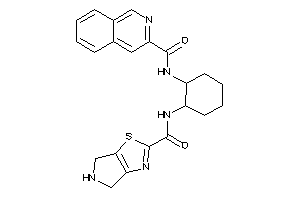 N-[2-(isoquinoline-3-carbonylamino)cyclohexyl]-5,6-dihydro-4H-pyrrolo[3,4-d]thiazole-2-carboxamide