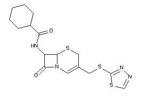 N-[8-keto-3-[(1,3,4-thiadiazol-2-ylthio)methyl]-5-thia-1-azabicyclo[4.2.0]oct-2-en-7-yl]cyclohexanecarboxamide