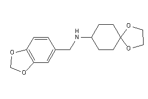 1,4-dioxaspiro[4.5]decan-8-yl(piperonyl)amine