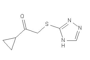 1-cyclopropyl-2-(4H-1,2,4-triazol-3-ylthio)ethanone