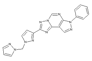 Image of Phenyl-[1-(pyrazol-1-ylmethyl)pyrazol-3-yl]BLAH