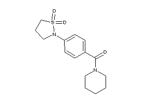 Image of [4-(1,1-diketo-1,2-thiazolidin-2-yl)phenyl]-piperidino-methanone