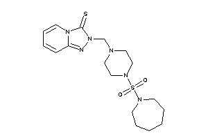 2-[[4-(azepan-1-ylsulfonyl)piperazino]methyl]-[1,2,4]triazolo[4,3-a]pyridine-3-thione