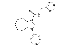 Image of N-(2-furfuryl)-1-phenyl-5,6,7,8-tetrahydro-4H-cyclohepta[c]pyrazole-3-carboxamide