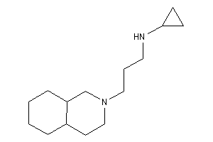 3-(3,4,4a,5,6,7,8,8a-octahydro-1H-isoquinolin-2-yl)propyl-cyclopropyl-amine