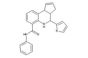 Image of N-phenyl-4-(2-thienyl)-3a,4,5,9b-tetrahydro-3H-cyclopenta[c]quinoline-6-carboxamide