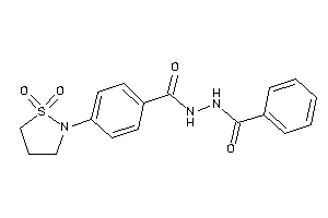 Image of N'-benzoyl-4-(1,1-diketo-1,2-thiazolidin-2-yl)benzohydrazide