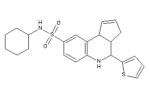 N-cyclohexyl-4-(2-thienyl)-3a,4,5,9b-tetrahydro-3H-cyclopenta[c]quinoline-8-sulfonamide