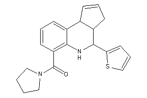 Image of Pyrrolidino-[4-(2-thienyl)-3a,4,5,9b-tetrahydro-3H-cyclopenta[c]quinolin-6-yl]methanone