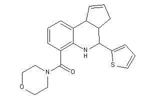 Image of Morpholino-[4-(2-thienyl)-3a,4,5,9b-tetrahydro-3H-cyclopenta[c]quinolin-6-yl]methanone