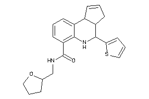 N-(tetrahydrofurfuryl)-4-(2-thienyl)-3a,4,5,9b-tetrahydro-3H-cyclopenta[c]quinoline-6-carboxamide