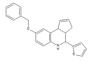 Image of 8-benzoxy-4-(2-thienyl)-3a,4,5,9b-tetrahydro-3H-cyclopenta[c]quinoline