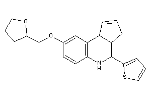 Image of 8-(tetrahydrofurfuryloxy)-4-(2-thienyl)-3a,4,5,9b-tetrahydro-3H-cyclopenta[c]quinoline