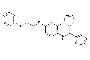 8-(2-phenoxyethoxy)-4-(2-thienyl)-3a,4,5,9b-tetrahydro-3H-cyclopenta[c]quinoline