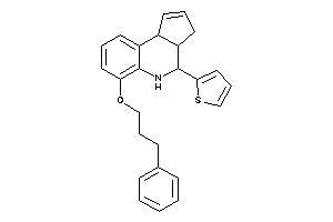6-(3-phenylpropoxy)-4-(2-thienyl)-3a,4,5,9b-tetrahydro-3H-cyclopenta[c]quinoline