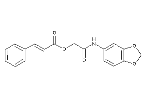 3-phenylacrylic Acid [2-(1,3-benzodioxol-5-ylamino)-2-keto-ethyl] Ester