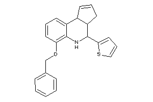Image of 6-benzoxy-4-(2-thienyl)-3a,4,5,9b-tetrahydro-3H-cyclopenta[c]quinoline