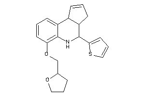 Image of 6-(tetrahydrofurfuryloxy)-4-(2-thienyl)-3a,4,5,9b-tetrahydro-3H-cyclopenta[c]quinoline