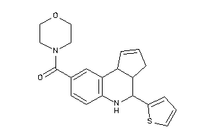 Morpholino-[4-(2-thienyl)-3a,4,5,9b-tetrahydro-3H-cyclopenta[c]quinolin-8-yl]methanone