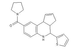 Image of Pyrrolidino-[4-(2-thienyl)-3a,4,5,9b-tetrahydro-3H-cyclopenta[c]quinolin-8-yl]methanone