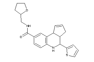 Image of N-(tetrahydrofurfuryl)-4-(2-thienyl)-3a,4,5,9b-tetrahydro-3H-cyclopenta[c]quinoline-8-carboxamide