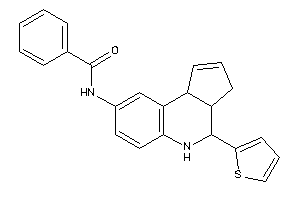 Image of N-[4-(2-thienyl)-3a,4,5,9b-tetrahydro-3H-cyclopenta[c]quinolin-8-yl]benzamide