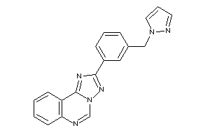 2-[3-(pyrazol-1-ylmethyl)phenyl]-[1,2,4]triazolo[1,5-c]quinazoline