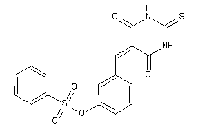 Image of Benzenesulfonic Acid [3-[(4,6-diketo-2-thioxo-hexahydropyrimidin-5-ylidene)methyl]phenyl] Ester