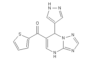 [7-(1H-pyrazol-4-yl)-4,7-dihydro-[1,2,4]triazolo[1,5-a]pyrimidin-6-yl]-(2-thienyl)methanone