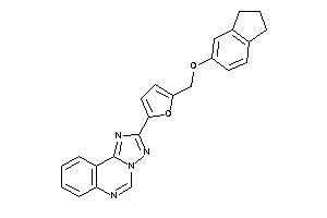 2-[5-(indan-5-yloxymethyl)-2-furyl]-[1,2,4]triazolo[1,5-c]quinazoline