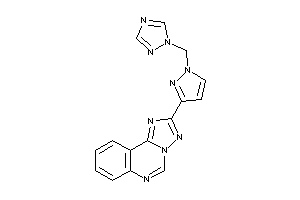 Image of 2-[1-(1,2,4-triazol-1-ylmethyl)pyrazol-3-yl]-[1,2,4]triazolo[1,5-c]quinazoline