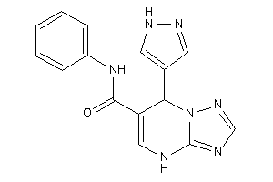 N-phenyl-7-(1H-pyrazol-4-yl)-4,7-dihydro-[1,2,4]triazolo[1,5-a]pyrimidine-6-carboxamide