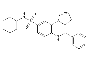 N-cyclohexyl-4-phenyl-3a,4,5,9b-tetrahydro-3H-cyclopenta[c]quinoline-8-sulfonamide
