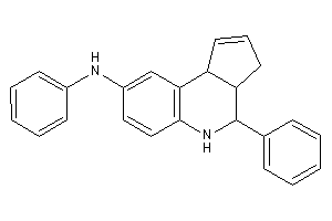 Phenyl-(4-phenyl-3a,4,5,9b-tetrahydro-3H-cyclopenta[c]quinolin-8-yl)amine