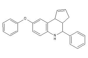 Image of 8-phenoxy-4-phenyl-3a,4,5,9b-tetrahydro-3H-cyclopenta[c]quinoline