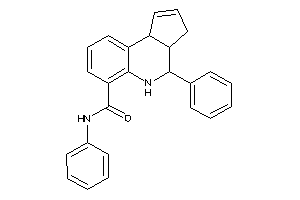 N,4-diphenyl-3a,4,5,9b-tetrahydro-3H-cyclopenta[c]quinoline-6-carboxamide