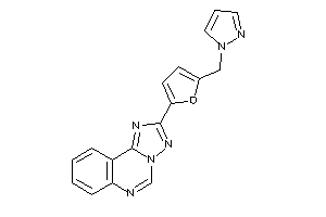 Image of 2-[5-(pyrazol-1-ylmethyl)-2-furyl]-[1,2,4]triazolo[1,5-c]quinazoline