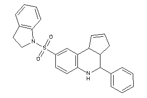 8-indolin-1-ylsulfonyl-4-phenyl-3a,4,5,9b-tetrahydro-3H-cyclopenta[c]quinoline