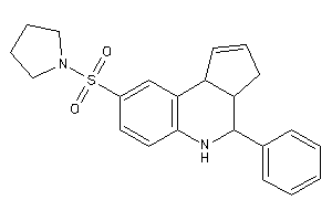 4-phenyl-8-pyrrolidinosulfonyl-3a,4,5,9b-tetrahydro-3H-cyclopenta[c]quinoline