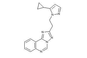 Image of 2-[2-(5-cyclopropylpyrazol-1-yl)ethyl]-[1,2,4]triazolo[1,5-c]quinazoline