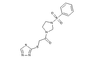 1-(3-besylimidazolidin-1-yl)-2-(1,3,4-thiadiazol-2-ylthio)ethanone