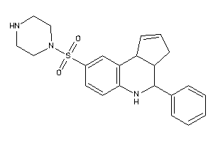 4-phenyl-8-piperazinosulfonyl-3a,4,5,9b-tetrahydro-3H-cyclopenta[c]quinoline