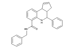 N-benzyl-4-phenyl-3a,4,5,9b-tetrahydro-3H-cyclopenta[c]quinoline-6-carboxamide